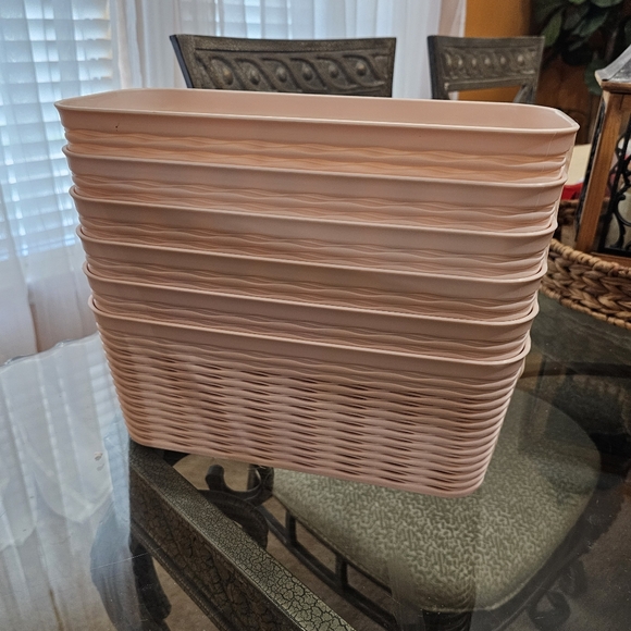 Set of 6  Medium Storage Baskets - Picture 2 of 6